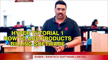 How to add Product in Hyper Edition Software - RAINTECH POS BILLING SOFTWARE