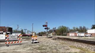 70 MPH Illinois Central Death Star SD70 Leads Disabled Amtrak City of New Orleans 4-15-2024