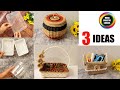 3 Useful things that you can make with waste plastic containers | 3 Plastic Sweet boxes reuse ideas