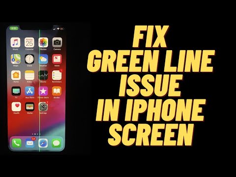 How To Fix Green Lines In Iphone Screen Fix Green Line Issue In Iphone Display Youtube