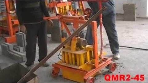 QT40-3C small mobile concrete block machine