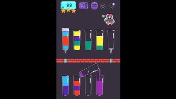 Cups - Water Sort Puzzle Level 99 ⭐️⭐️