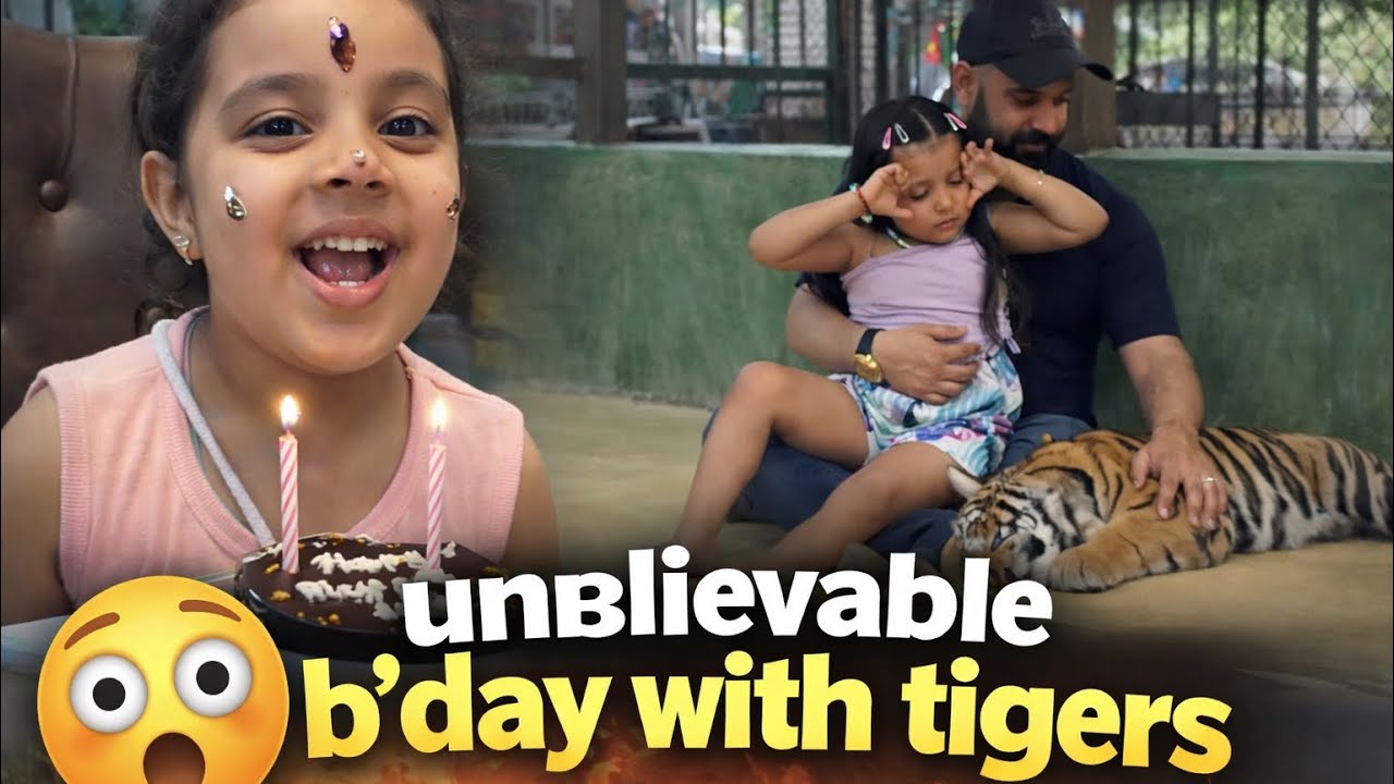 Nyra’s Epic Birthday-Celebrating with Tigers & Luxury buffet at Hotel || Day 2