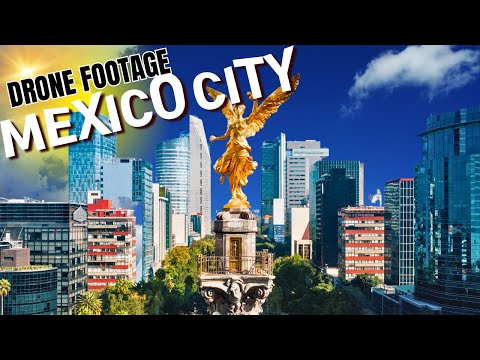 [4K] MEXICO CITY 2022 🇲🇽  Aerial Drone Relaxation Film UHD | Ciudad de México