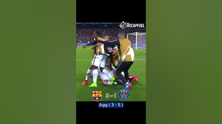 THE GREATEST COMEBACK EVER? Barça 6-1 PSG | UCL 2017 Recap #shorts #barcelona #psg  #messi #neymar
