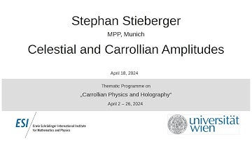 Stephan Stieberger - Celestial and Carrollian Amplitudes and Celestial Liouville Theory