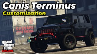 New Unreleased Canis Terminus Customization!! | GTA Online Chop Shop DLC