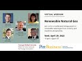 Renewable natural gas webinar cmu pitt