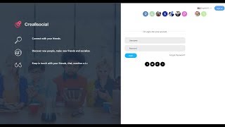 Crea8social 7.0 Demonstration screenshot 1