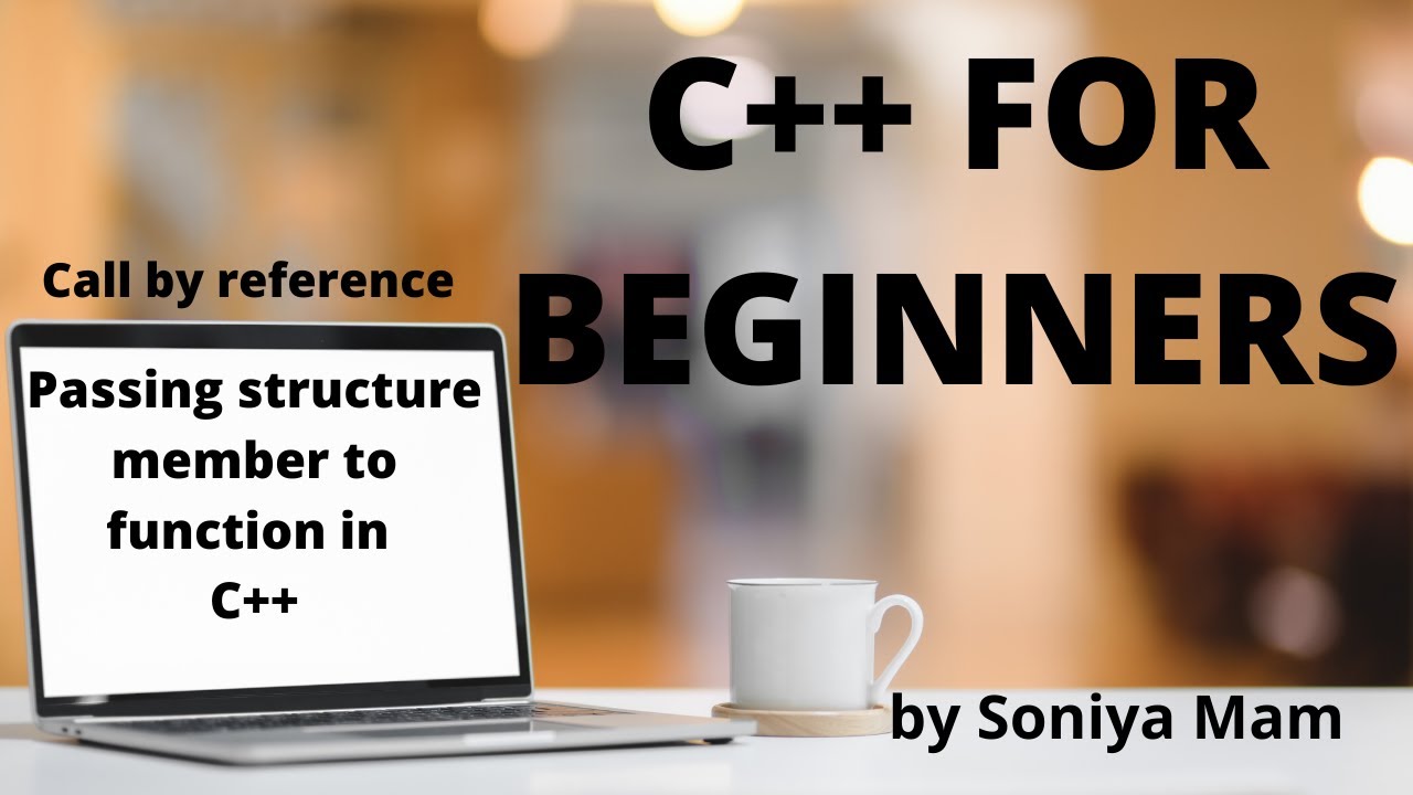 Passing structure member to function ( call by reference) - YouTube