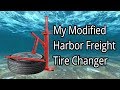 My Modified Harbor Freight Tire Changer - Florida Fish Hunter