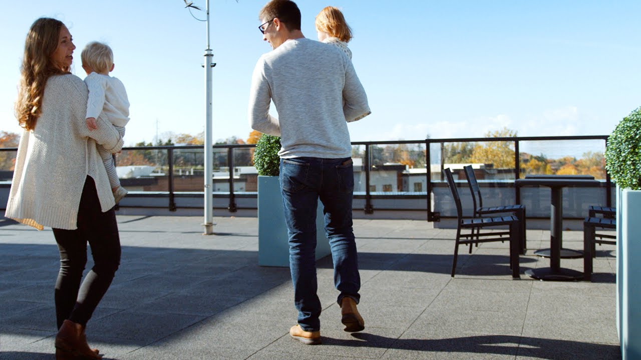 duraSTRONG® Rubber Paving Tiles The Galleries, Barrie, ON Canada