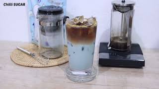 Delicious Coffee, Blue Coffee Latte Recipe 🦋☕️💙