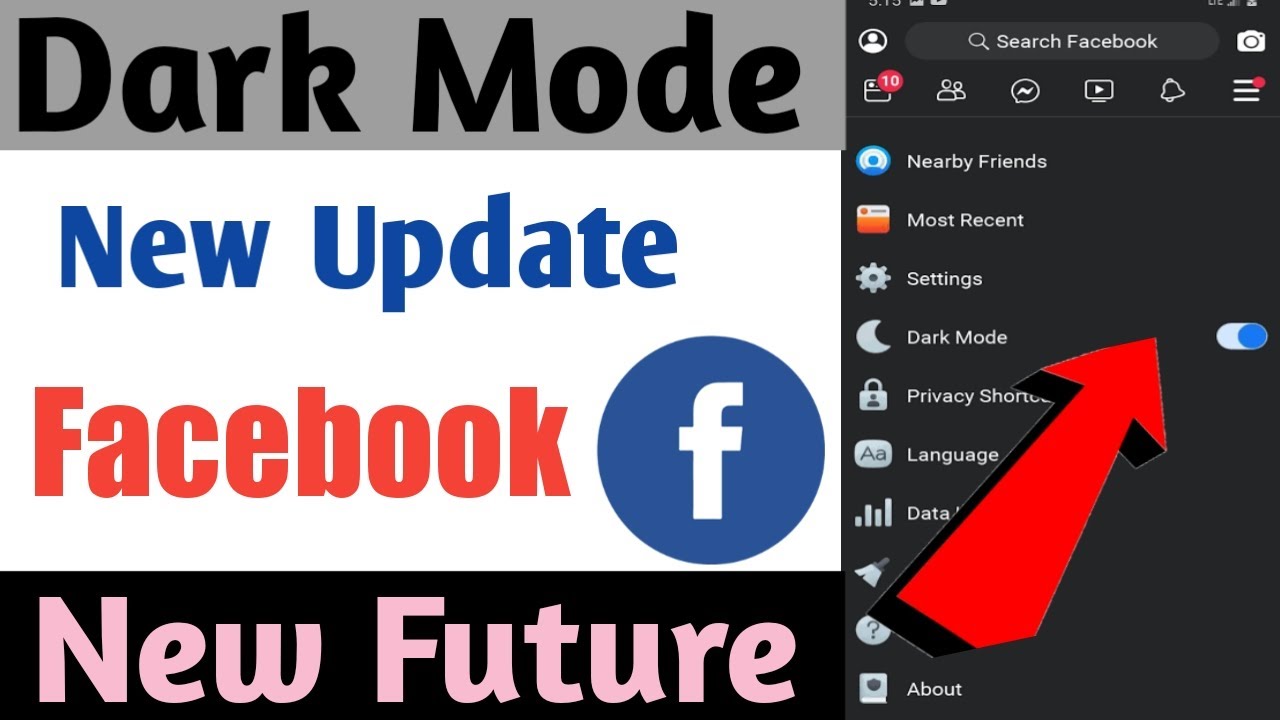 Facebook Dark Mode New Update 2020 Enable Dark Mode on