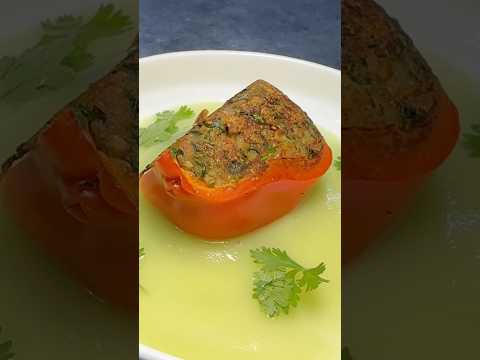 Stuffed Capsicum – Healthy, Colorful & Delicious! #food #chefsahajan