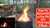 Augusta 30 Inch Fire Pit Tutorial, Fire Sense Augusta 30 In Wood Burning Fire Pit
