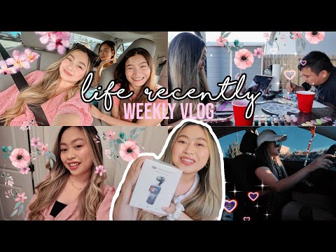 weekly vlog 🍃| unboxing dji osmo pocket 3, camera test, blackpink concert movie, etc. | Jonshell