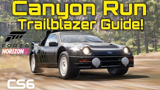 Canyon Run Trailblazer Hoonigan RS200 - Seasonal Event Guide - Forza Horizon 5 Gameplay Guide