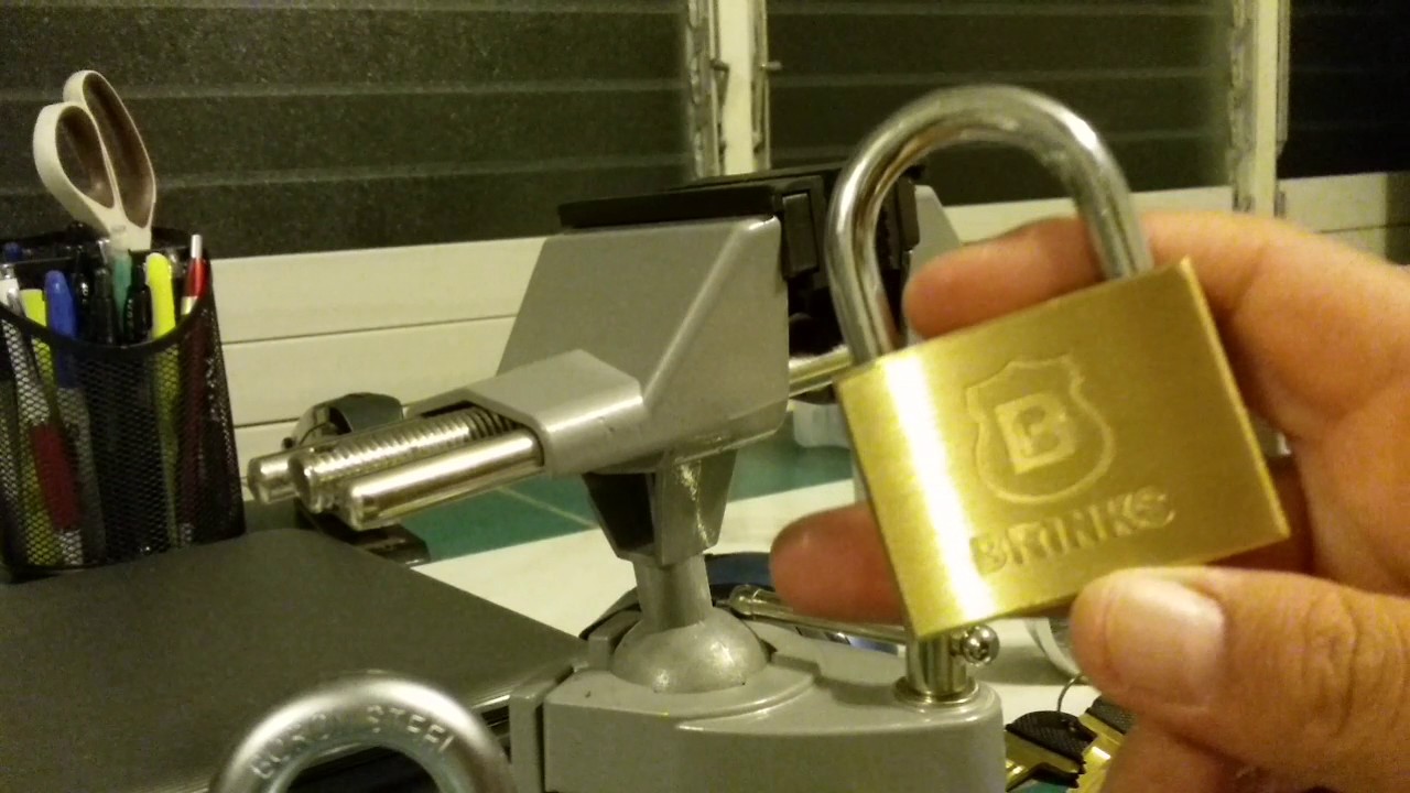 how to open a brinks lock without the combination