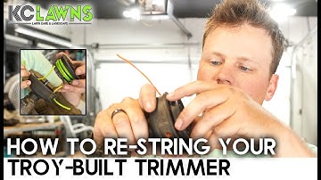 Troy-built TB32EC Replacing String in Weed Eater Trimmer