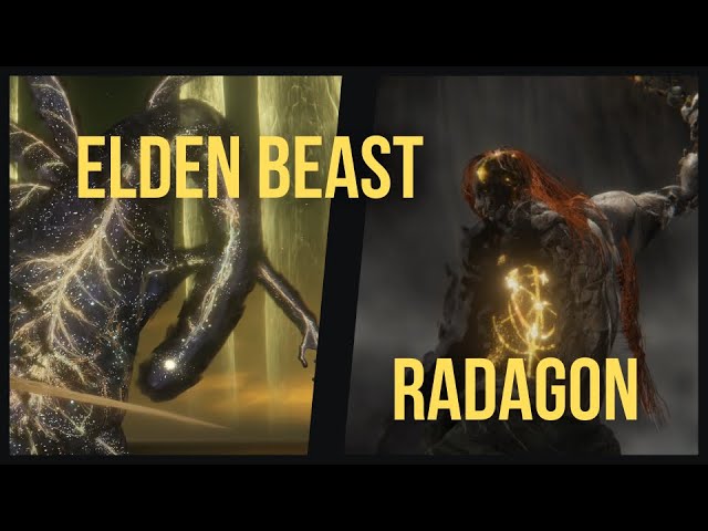 Radagon the first time you fight him i'm too weak Radagon when you