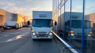 ISUZU ELF 7.5 (NPR75) 🚚. Изотермический фургон с рефрижератором Carrier.