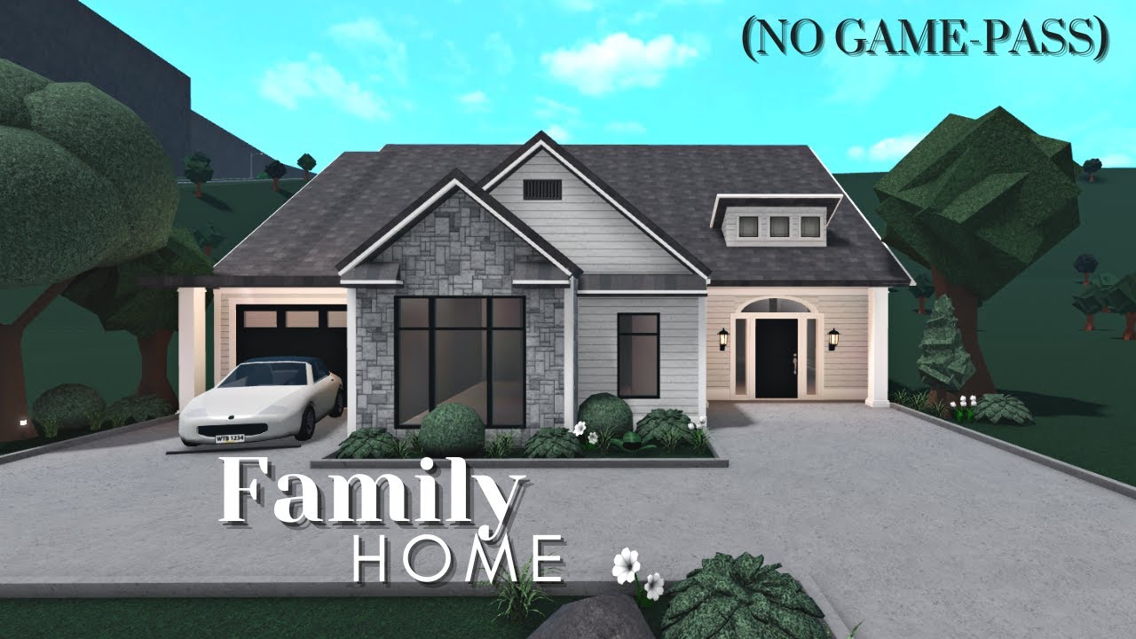 Bloxburg, Easy Family Home, House Build