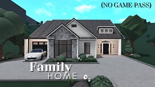 Bloxburg| Easy Family Home | House Build| Roblox