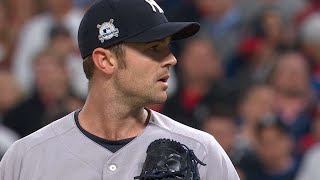 NYY@CLE Gm5: Robertson throws out Perez in the 7th