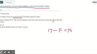 Celebrity ALEKS - Writing and Evaluating a function that models a real-world situation: Basic Profile