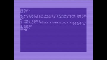 Messing around with the borders Commodore 64