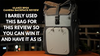 Ulanzi BP04 Travel Camera Backpack Review and Demo + Giveaway