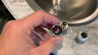 RV Bathroom Faucet Upgrade on Grand Design 311BHS 5th Wheel w/ bonus soap dispenser by RVEngineer 1,681 views 3 years ago 6 minutes, 43 seconds