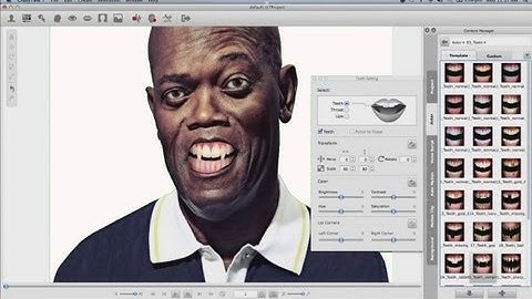 CrazyTalk7 Tutorial - Actor Creation - Eye & Teeth Settings
