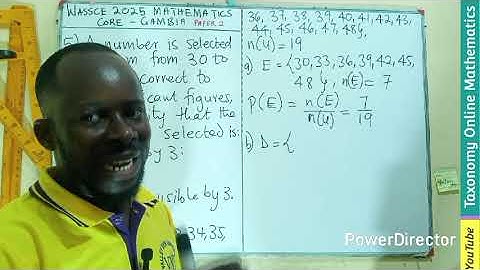 Compound Probability | Sec. B qu. 5 | WASSCE 2025 Mathematics (Core): The Gambia Edition