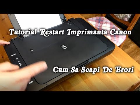 Tutorial Restart Imprimanta Canon Pixama MG series scapa de erori