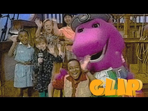 Ashley Peldon on Barney's Imagination Island set!!💜💚💛 | CLIP | SUBSCRIBE