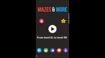 Mazes and More Darkness Walkthrough level 81 to 90