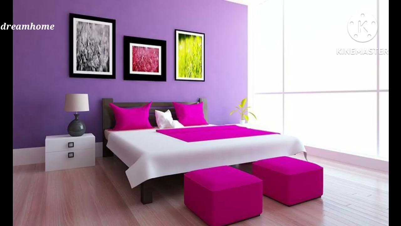 Бело фиолетовые стены. Сиреневый цвет стен. Фиолетовый цвет стен. Фиолетовые стены в интерьере. Фиолетовый интерьер спальни