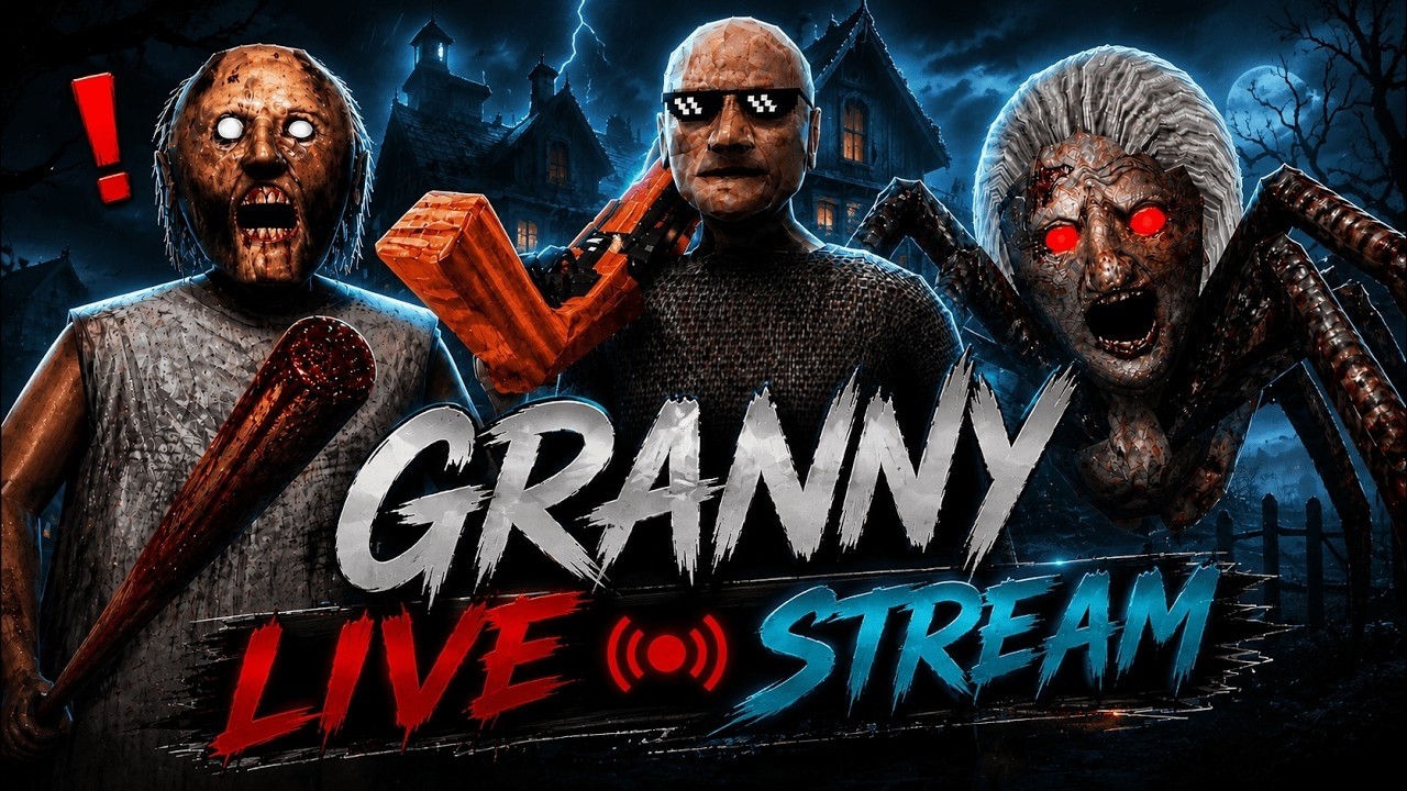 Granny Live 🔥|| Granny Gameplay 😱|| Granny Grandpa ☠️👈 #granny #short