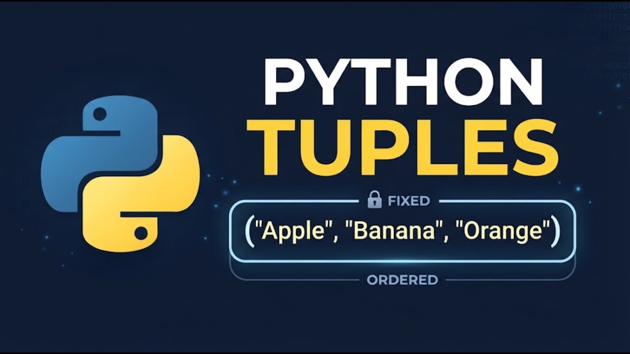 #14. Python Tutorial for Beginners | Tuples in Python Explained - YouTube