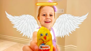 Nastya aprende a fazer uma piada com o pai, uma nova história para crianças