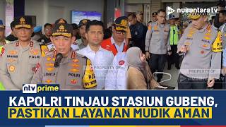 Pantau Mudik Lebaran, Kapolri Listyo Sigit Sapa Langsung Pemudik Di Stasiun Gubeng Ntv Prime