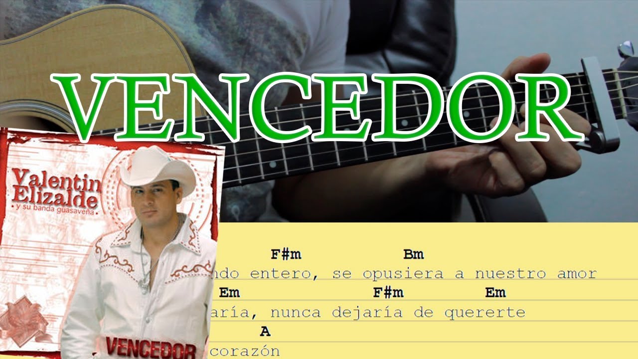 Vencedor Valentin Elizalde Guitarra Tutorial Youtube