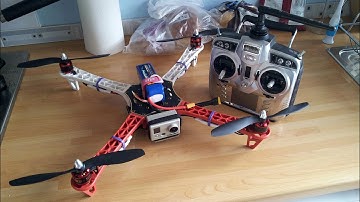 DJI NAZA F450 QUADCOPTER 1ST TEST AFTER BUILD & SETUP