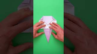 Elefante de Papel en Origami, FÁCIL y Muy Rápido de Hacer - Figuras de Animales de Papel 🐘 #shorts