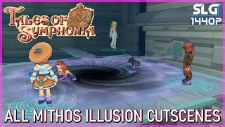 Tales Of Symphonia - All Mithos Illusion Cutscenes [60fps, 2.5K]