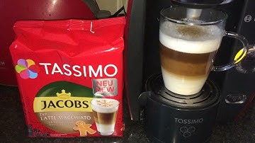 Tassimo Jacobs Gingerbread Latte Macchiato T-Disk capsule - Mézeskalács ízű Latte Macchiato kapszula