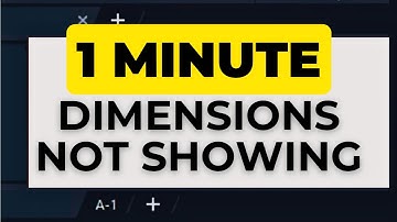 Trick to Fix AutoCAD Dimensions Not Showing Up