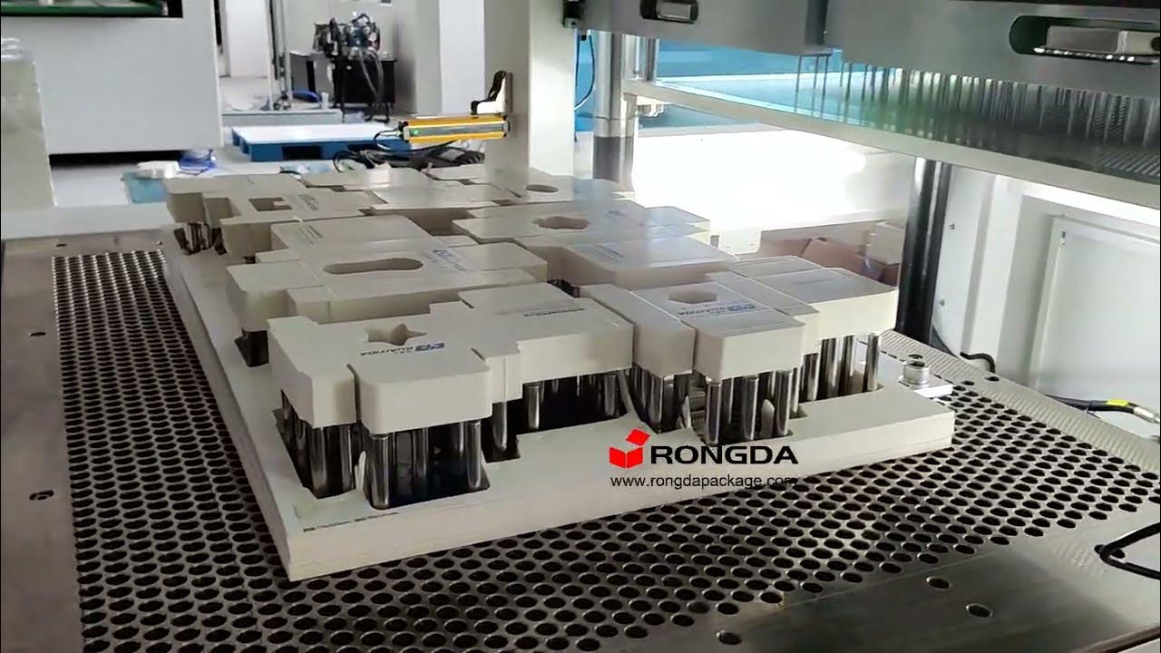 FQF1080 Full sheet stripping and blanking machine YouTube